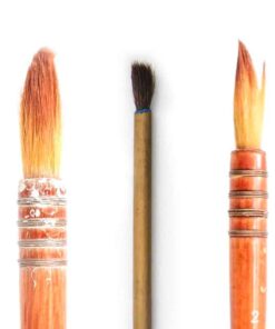 three brushes