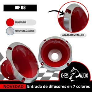 Difusor 2″ DIF08 RED CHESS AUDIO